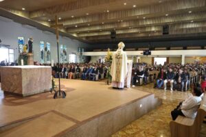 Força do turismo religioso na Festa de Santa Rita de Cássia em Lunardelli